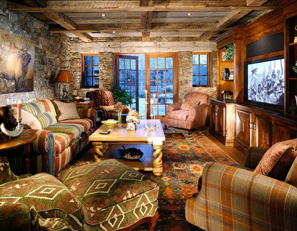 16 Awesome Western Living Room Decors | Home Design Lover | Western Style  Interior, Western Living Room, Western Living Room Decor