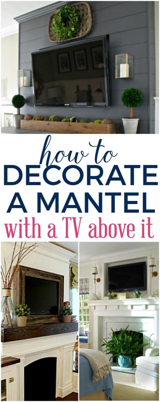 10 Best Ideas For Decorating A Mantel With A Tv Above It | Farmhouse Mantle  Decor, How To Decorate A Mantel, Tv Decor