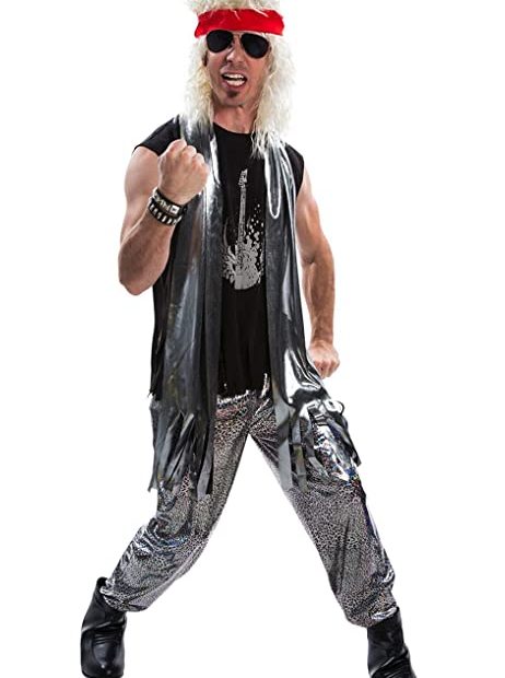 Amazon.Com: Rock On 80S Adult Costume (Fits Up To 42