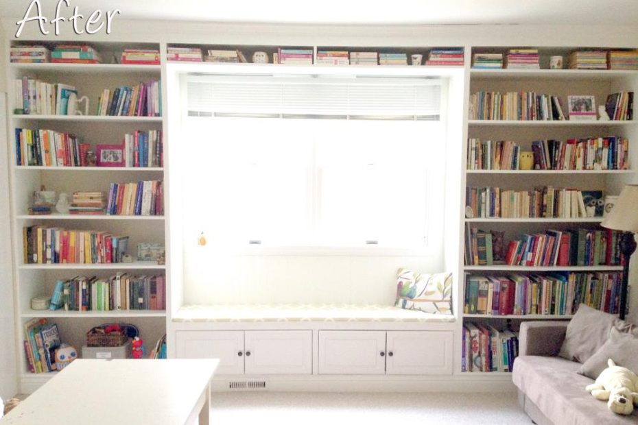 Diy Built-In Bookshelves | How To Build A Window Seat Bookcase Tutorial