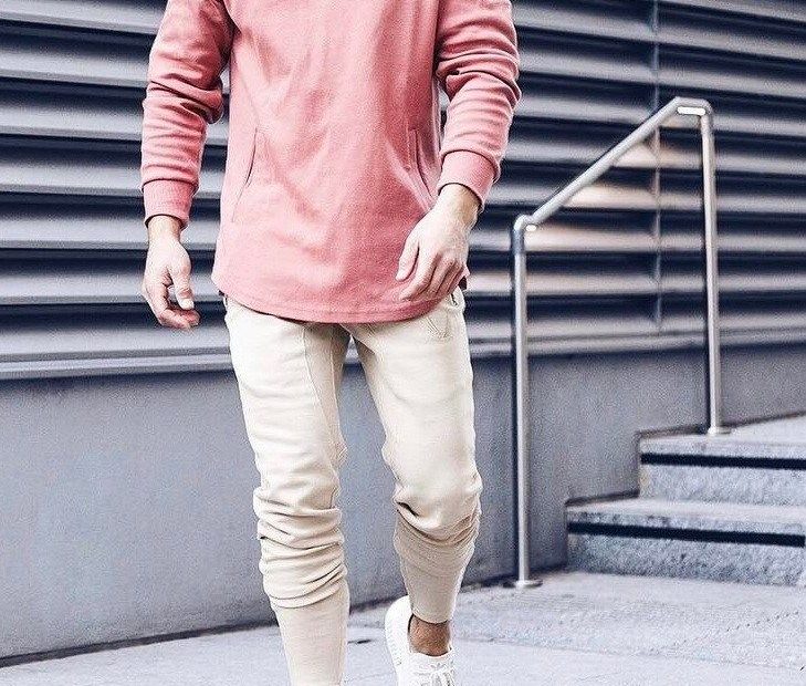 10 Ways To Style A Pink Sweatshirt Outfit For Men - Get Noticed And Stand  Out!