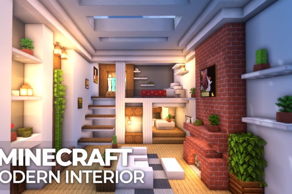 Minecraft: Modern Room Tutorial | Interior #1 - Youtube