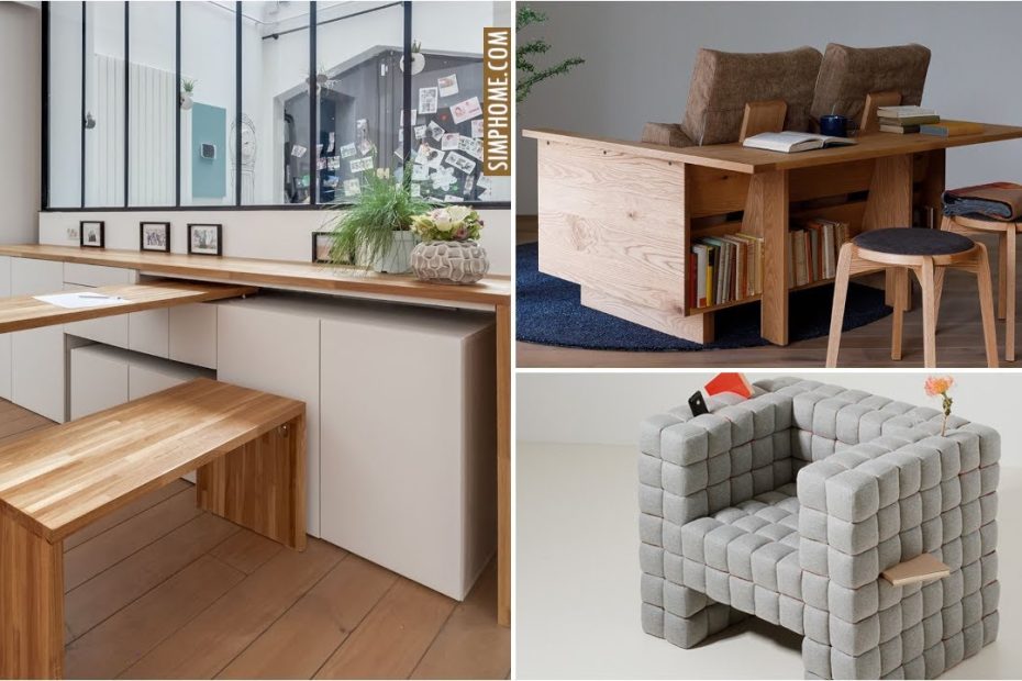 12 Multifunctional Furniture Ideas For Small Spaces - Youtube