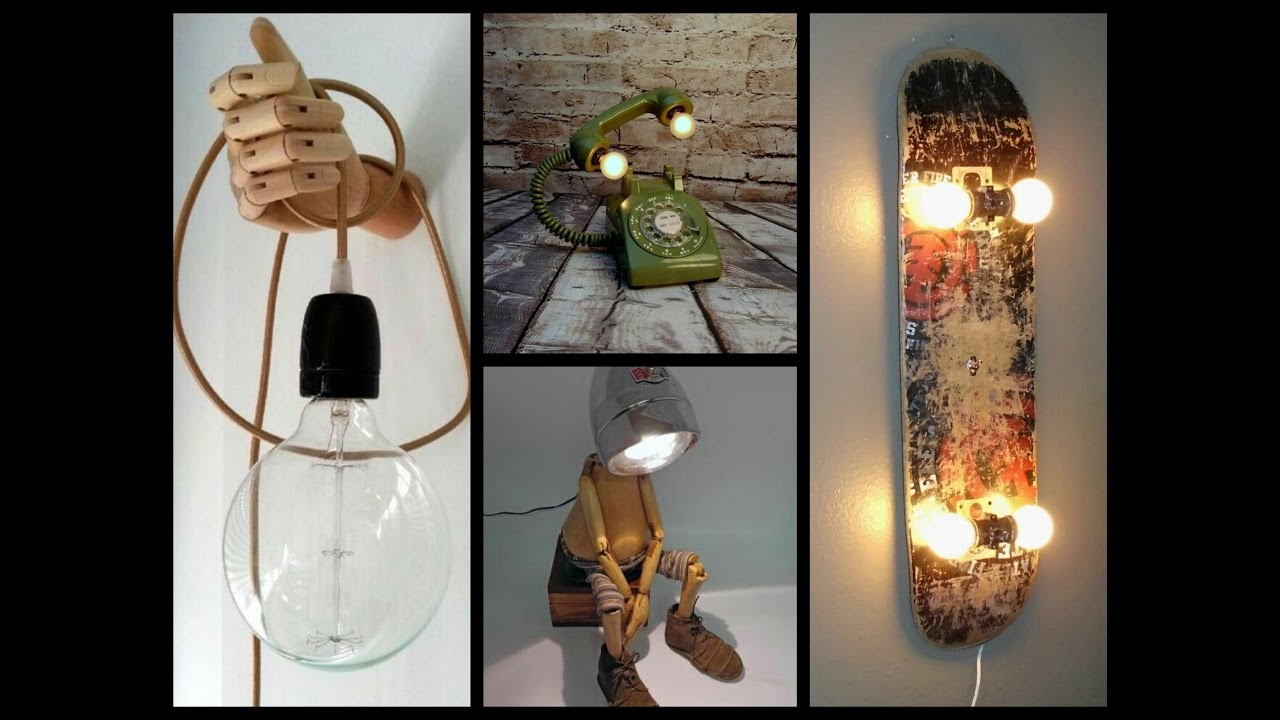 35 Awesome Diy Lamp Ideas - Recycled Crafts Ideas - Youtube