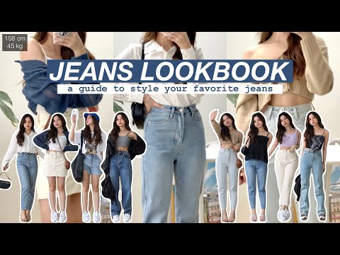 ???? 158cm jeans lookbook. แต่งตัว mix & match ยีนส์ 8 สไตล์ จะทรงไหนก็รอด! | Babyjingko