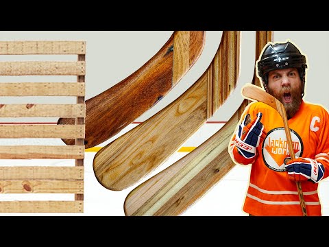 Can you make Hockey Sticks out of Pallet Wood?