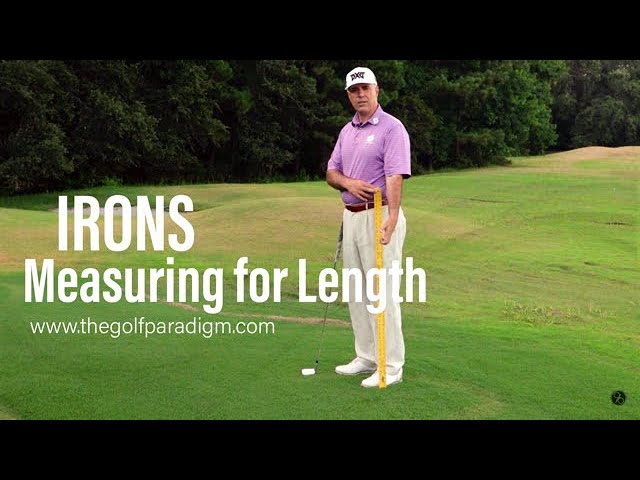 Clubfitting | Are Your Irons The Correct Length? | The Golf Paradigm -  Youtube