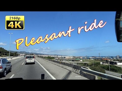 from Barcelona to Lloret de Mar by Bus - Spain 4K Travel Channel