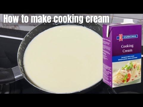 HOW TO MAKE COOKING CREAM AT HOME WITH JUST 3 INGREDIENTS| Dinmah Okechukwu