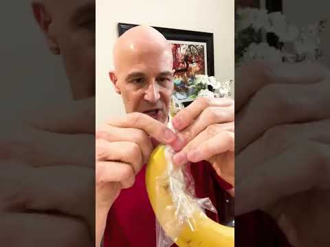 How to Keep Your Bananas on the Shelf Longer!  Dr. Mandell